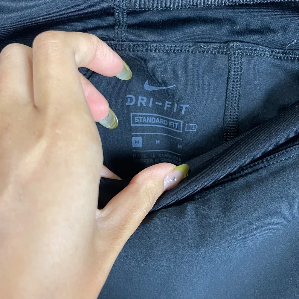 Nike Dri-Fit Tennis Skirt Women Medium Black Excellent Pleated Athletic Skort